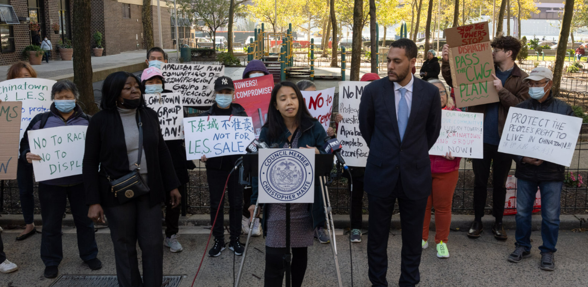 Image for amNewYork: Lower East Side, Chinatown residents sue to stop tower developments based on ‘Green Amendment’