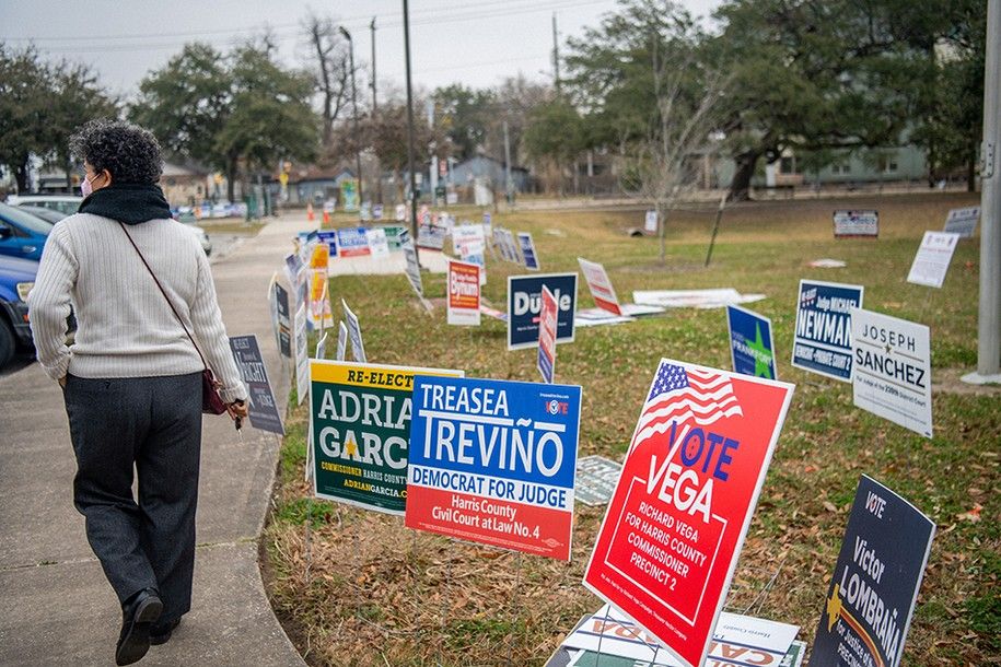 Image for Daily Kos: Thousands of ballots rejected in major test of Texas' restrictive voting laws